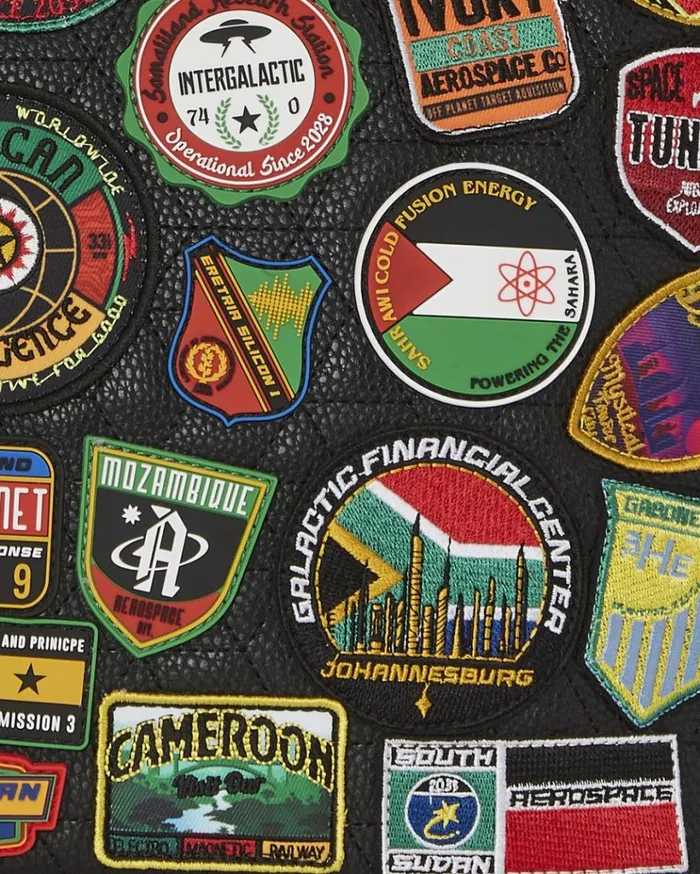 SPRAYGROUND AI THE 54 PATCHES OF AFRICA CARGO TOTE Bags