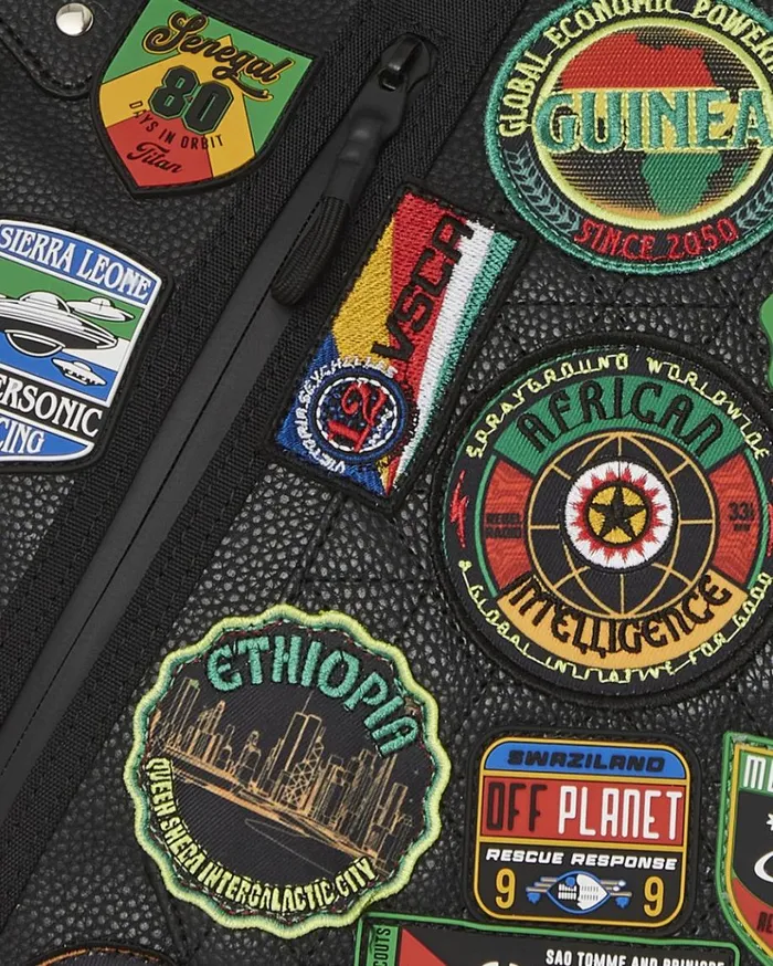 SPRAYGROUND AI THE 54 PATCHES OF AFRICA CARGO TOTE Bags