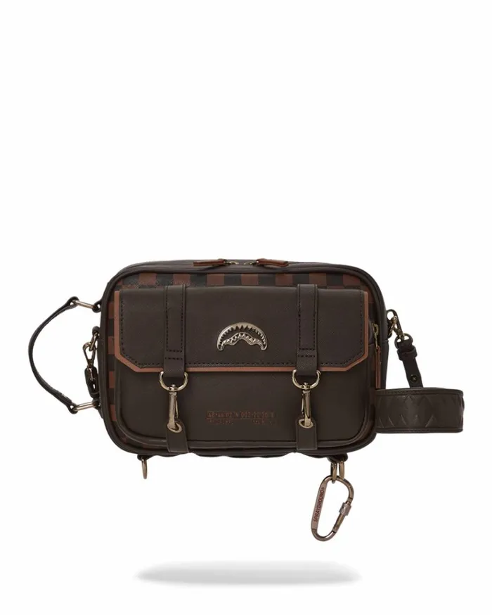 SPRAYGROUND CHECKMATE ROYALE MESSENGER BRICK BAG Bags