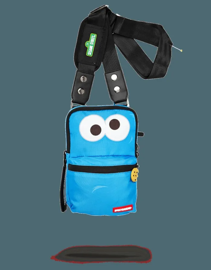 SPRAYGROUND COOKIE MONSTER SHARK SLING Bags