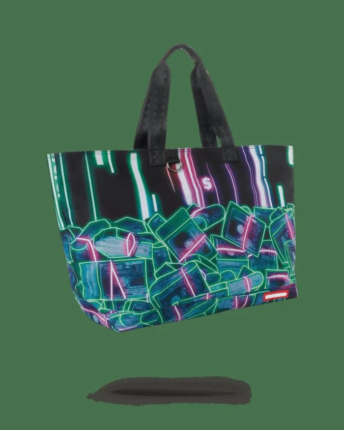 SPRAYGROUND CRYPTO STACKS TOTE Bags