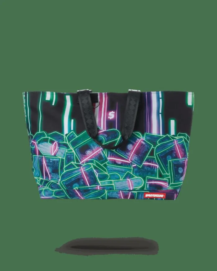 SPRAYGROUND CRYPTO STACKS TOTE Bags