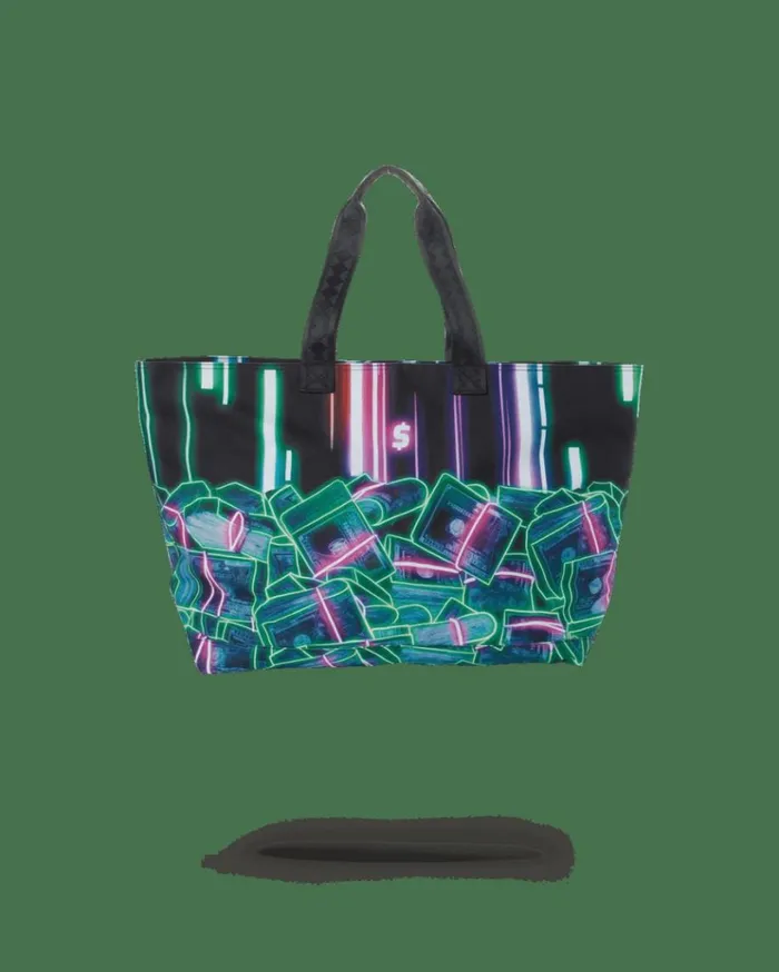 SPRAYGROUND CRYPTO STACKS TOTE Bags