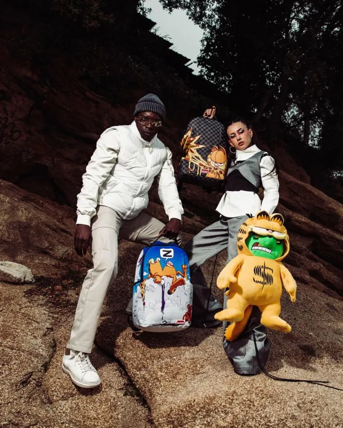 SPRAYGROUND GARFIELD MONEYBEAR SUIT TEDDYBEAR BACKPACK Bags