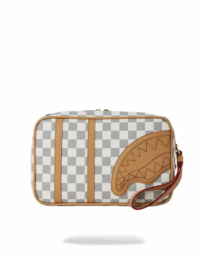 SPRAYGROUND HENNY LATTE BRICKSIDE TOILETRY BAG Bags