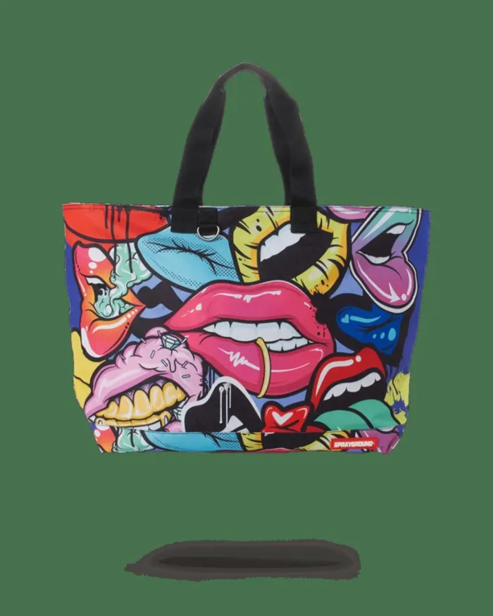 SPRAYGROUND LIP SERVICE BEACH TOTE Bags