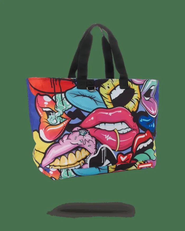 SPRAYGROUND LIP SERVICE BEACH TOTE Bags
