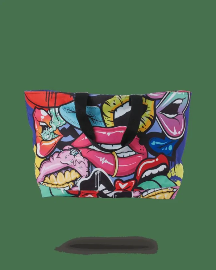 SPRAYGROUND LIP SERVICE BEACH TOTE Bags