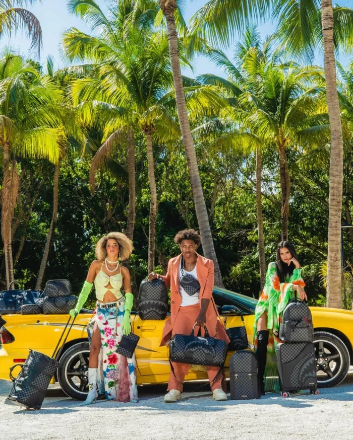 SPRAYGROUND RACEWAY SHADOW PHANTOM MINI DUFFLE Bags