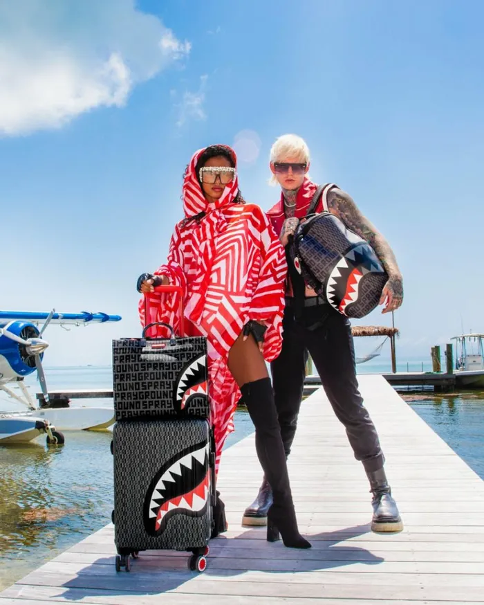 SPRAYGROUND SHARKFINITY STEALTH PILOT TORTUGA TOTE Bags