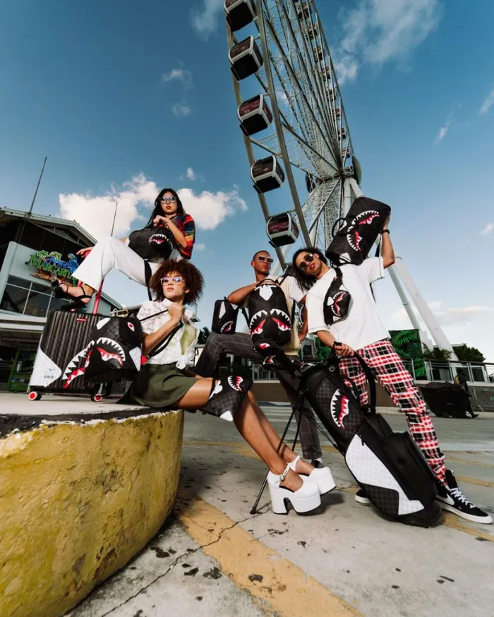 SPRAYGROUND TRIPLE DECKER HEIR TO THE THRONE MINI DUFFLE Bags