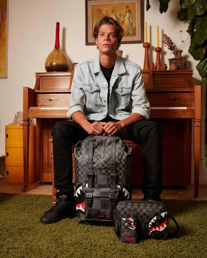 SPRAYGROUND XTC GREY SHARKS IN PARIS HILLS BACKPACK Bags