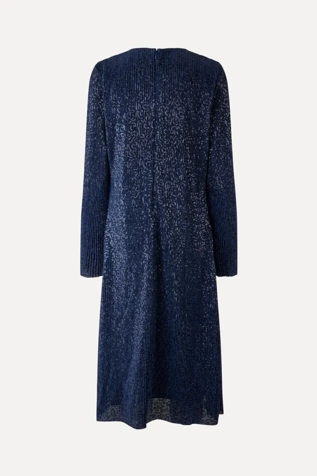 Stine Goya Dresses Celsia Dress 8211 Navy 8211 Women
