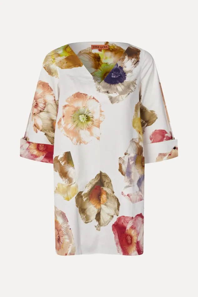 Stine Goya Dresses SGMandy Dress 8211 Pastel Poppies 8211 Women