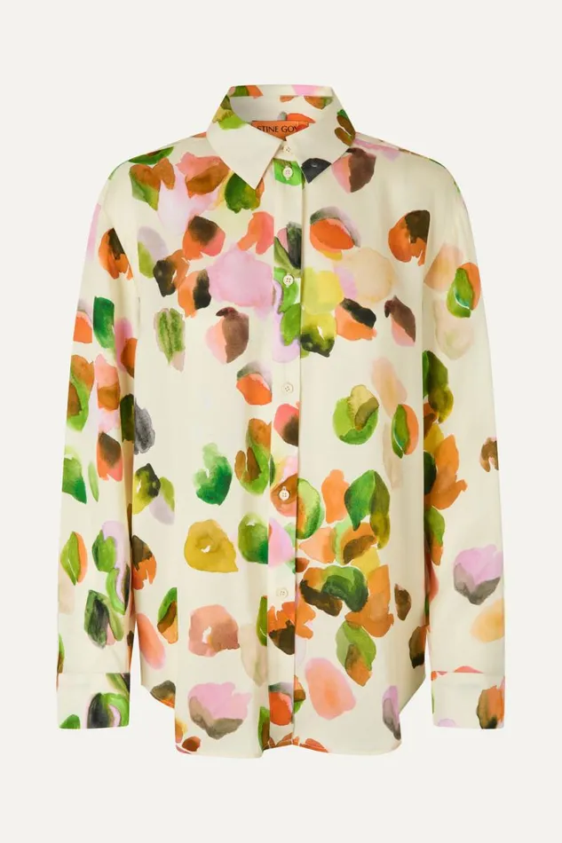 Stine Goya Exclusives SGSophia Shirt 8211 Watercolor Buds 8211 Women