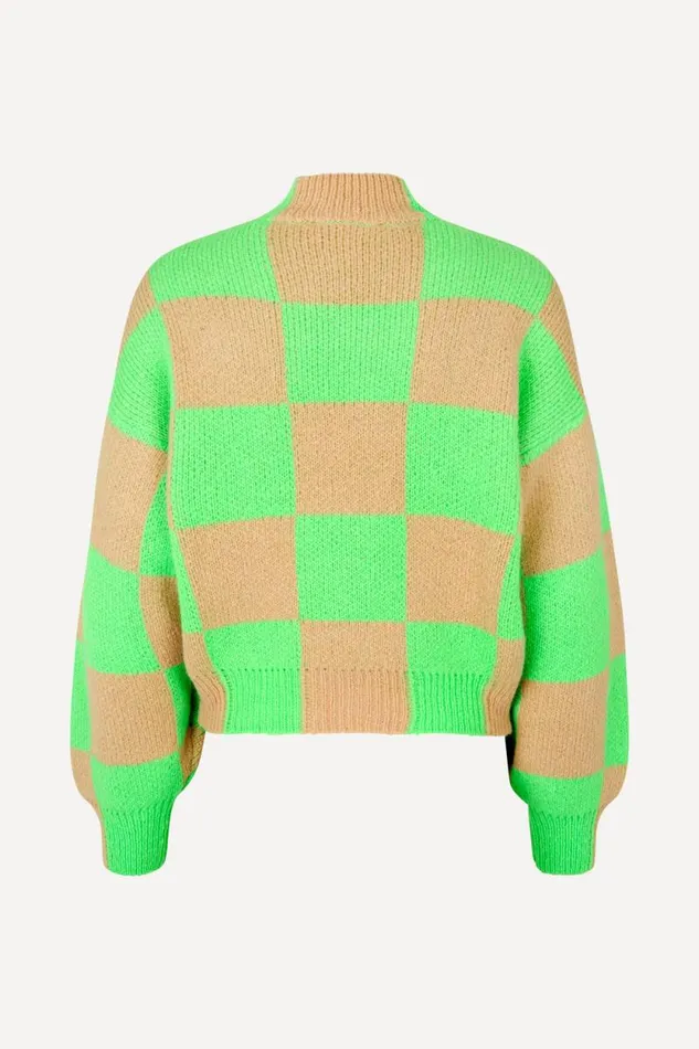 Stine Goya Knitwear Adonis Sweater 8211 Check 8211 Women