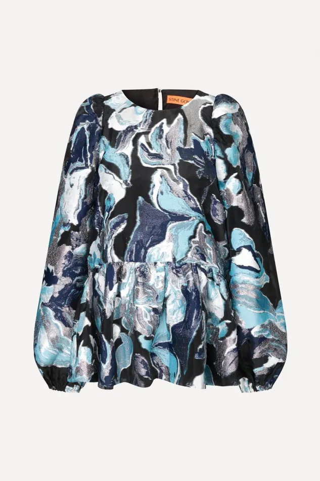 Stine Goya Tops and Shirts Jenny Top 8211 Icy Flower 8211 Women