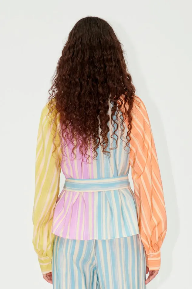 Stine Goya Tops and Shirts SGVianna Blouse 8211 Summer Stripes 8211 Women