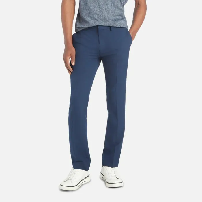 Stretch Solid Skinny Fit Flex Waistband Flat Front Dress Pant Navy Men Kenneth Cole Bottoms Stretch Solid Skinny Fit Flex Waistband Flat Front Dress Pant Navy Men Kenneth Cole Bottoms