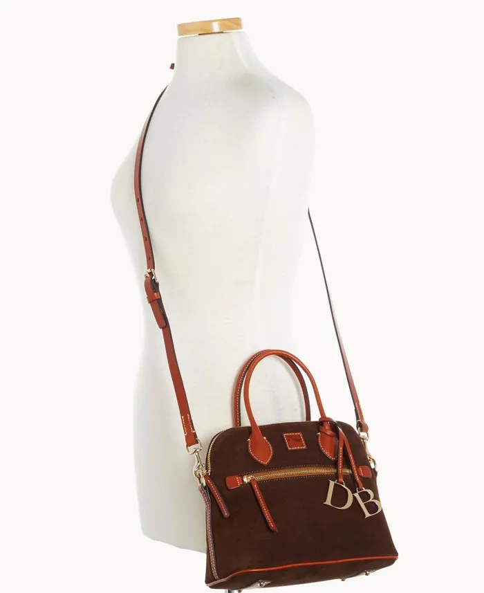 Suede Domed Satchel Woman Dooney and Bourke Satchels