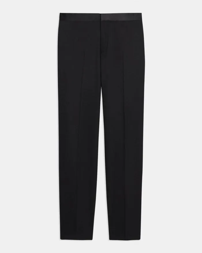Suits Men Theory Mayer Tuxedo Pant In Stretch Wool Black