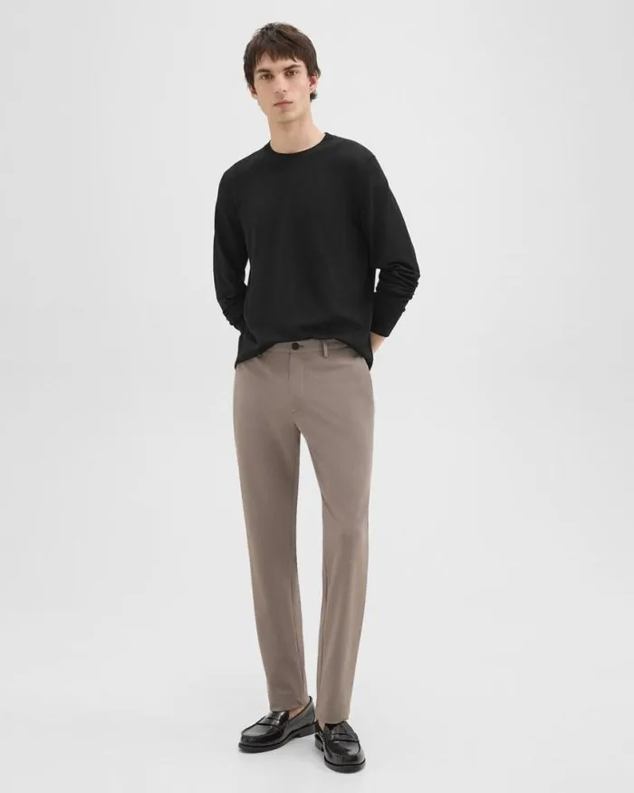 Suits Men Theory Zaine Pant In Precision Ponte Sidewalk