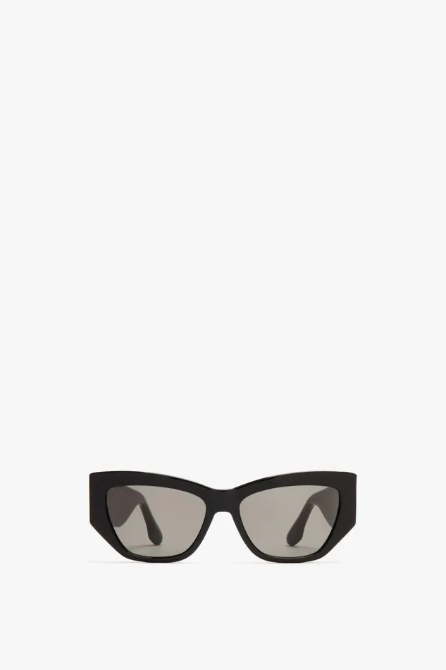Sunglasses Women Victoria Beckham Sculptural Frame Sunglasses In Black