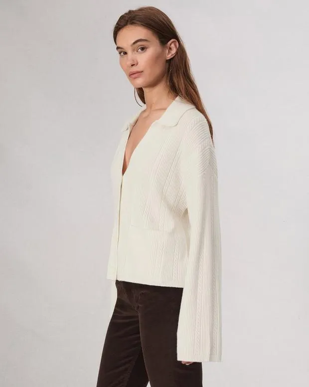 Sweaters and Sweatshirts Women Rag and Bone Maud Cashmere Cardigan Ivory