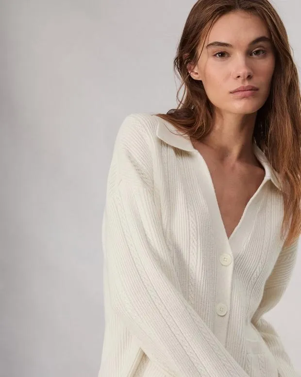 Sweaters and Sweatshirts Women Rag and Bone Maud Cashmere Cardigan Ivory