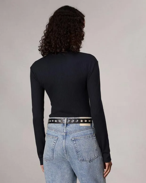 Sweaters and Sweatshirts Women Rag and Bone The Knit Rib Polo Shirt Salute Sweaters and Sweatshirts Women Rag and Bone The Knit Rib Polo Shirt Salute