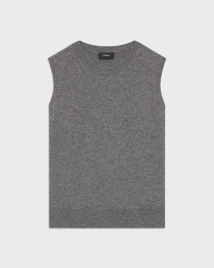 Sweaters Cardigans Women Theory Sweater Shell In Cashmere Husky Sweaters Cardigans Women Theory Sweater Shell In Cashmere Husky