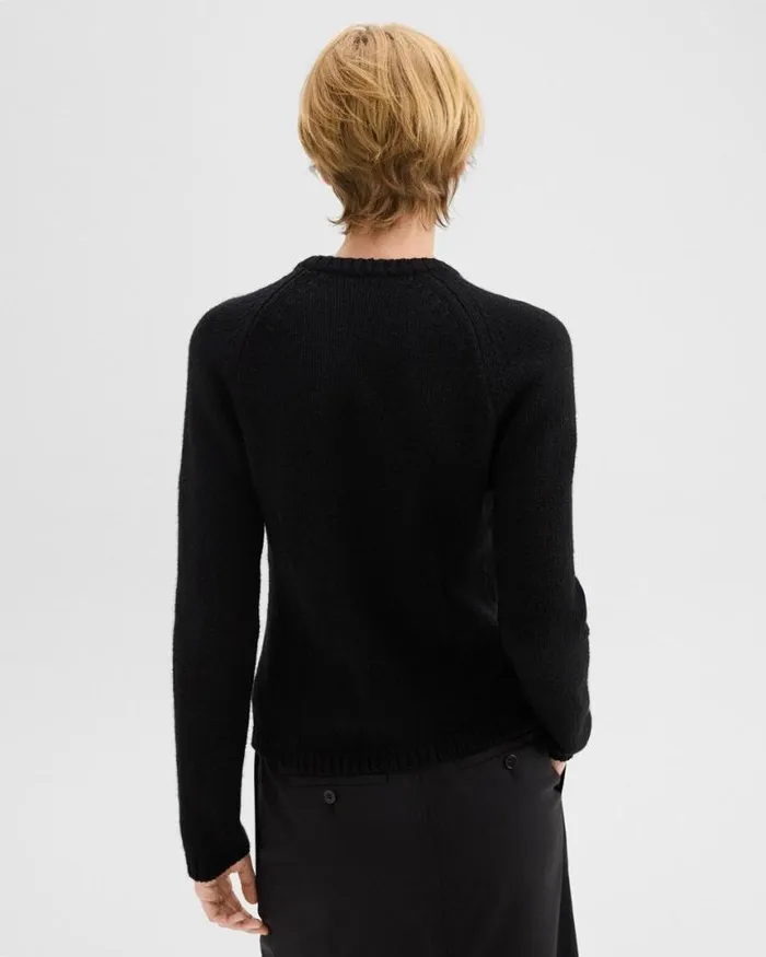 Sweaters Cardigans Women Theory ZipUp Cardigan In Felted WoolCashmere Black