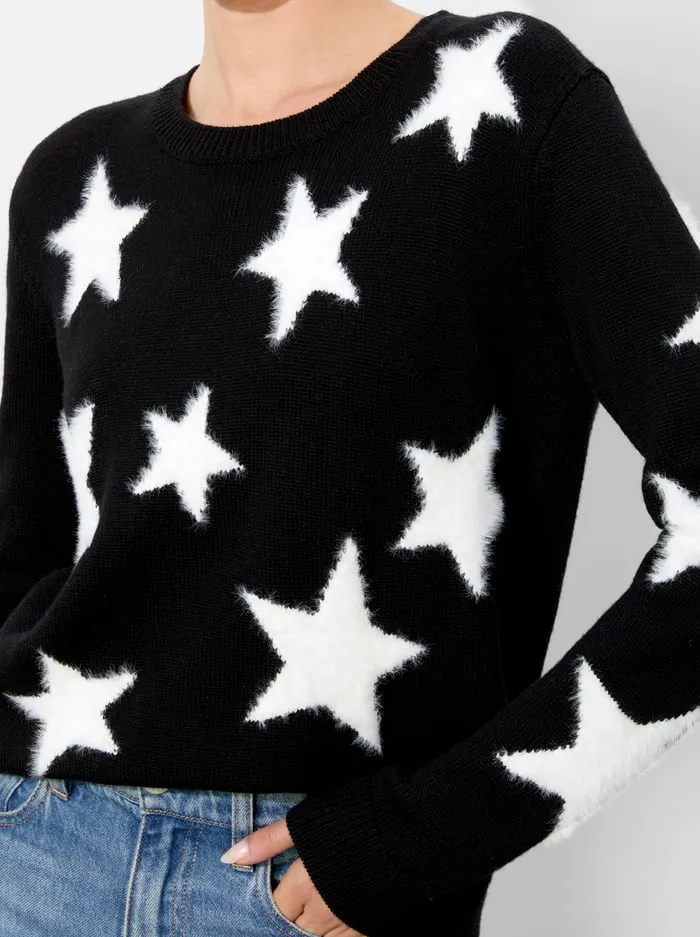 Sweaters Women Alice Olivia Andora Pullover Blacksoft White