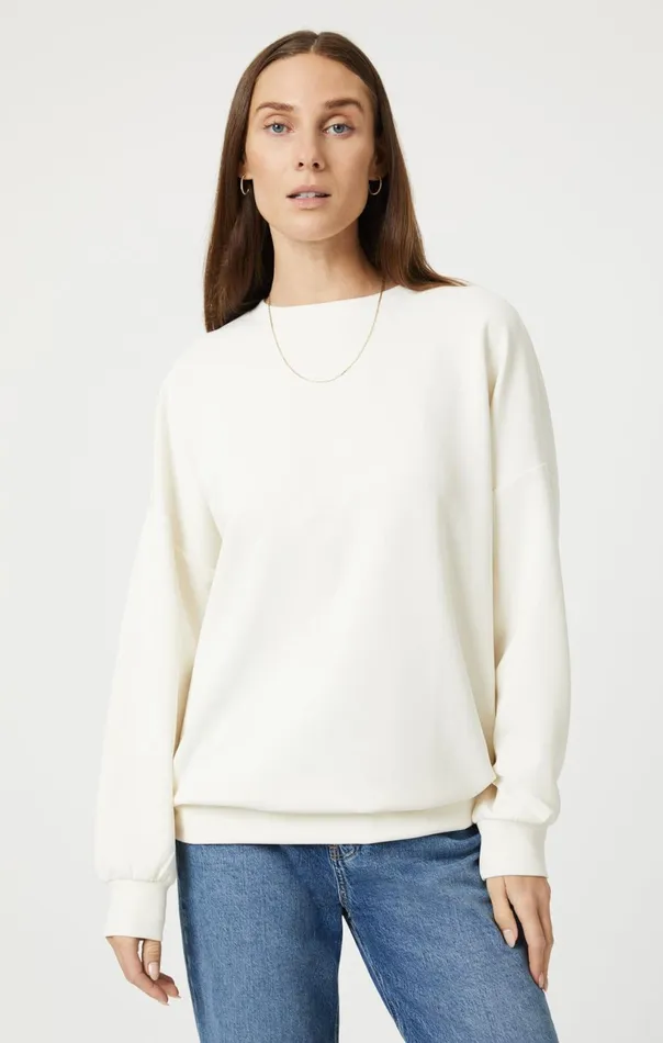 Sweatshirt In Antique White Women Mavi Jeans Loungewear
