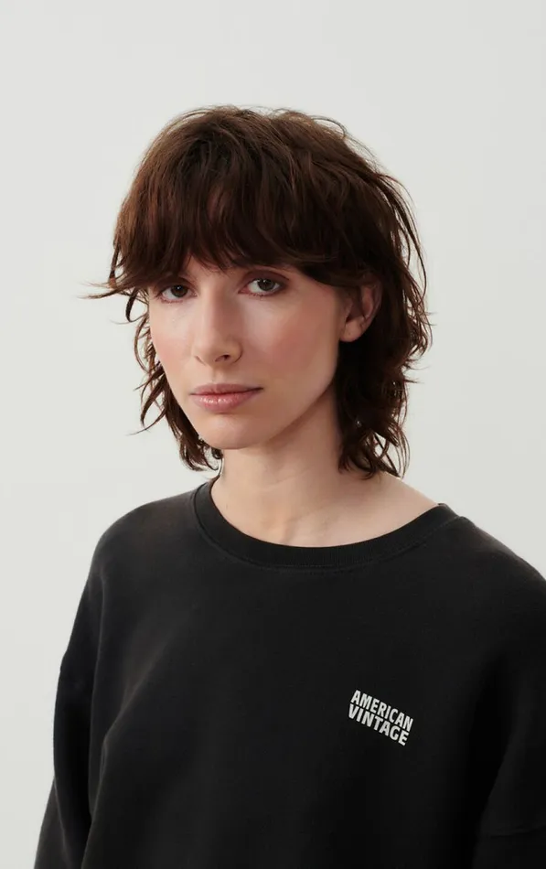 Sweatshirt Izubird Vintage Licorice Women American Vintage Sweatshirts Sweatshirt Izubird Vintage Licorice Women American Vintage Sweatshirts