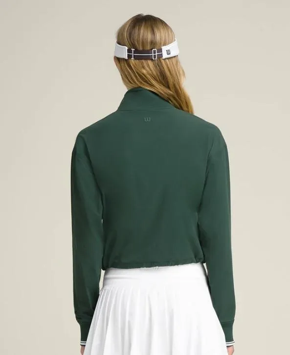 Sweatshirts Women Wilson Davenport Woven Pop Over Sycamore