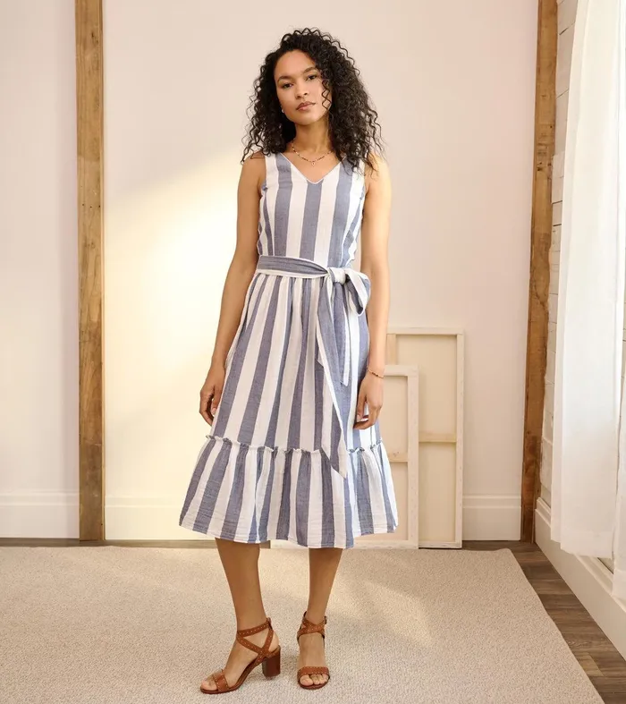 Sydney Midi Dress 8211 Summer Stripes Hatley