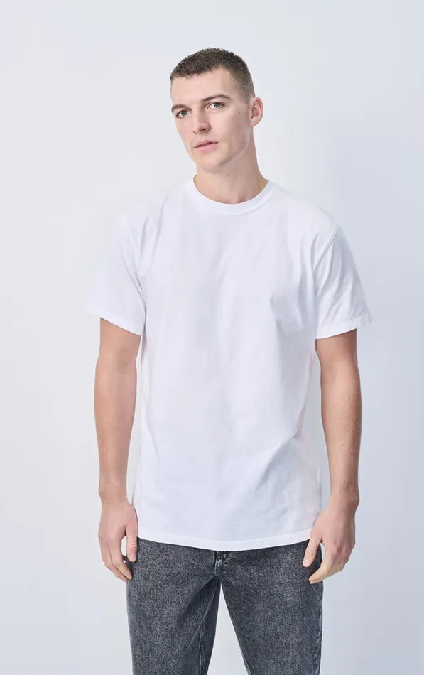 TShirt Fizvalley White Men American Vintage Short Sleeve TShirts