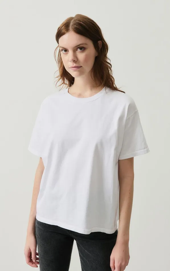 TShirt Fizvalley White Women American Vintage Short Sleeve TShirts