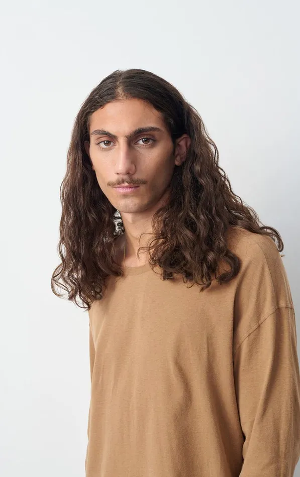TShirt Gamipy Hazelnut Men American Vintage Long Sleeve TShirts TShirt Gamipy Hazelnut Men American Vintage Long Sleeve TShirts