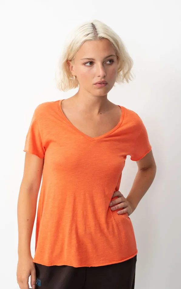 TShirt Jacksonville Butternut Mottled Women American Vintage Short Sleeve TShirts TShirt Jacksonville Butternut Mottled Women American Vintage Short Sleeve TShirts