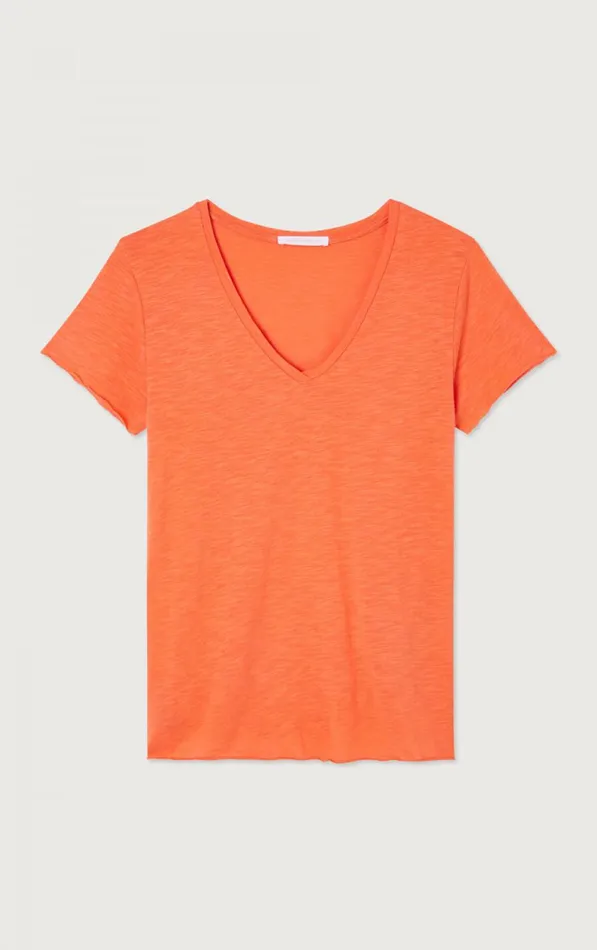 TShirt Jacksonville Butternut Mottled Women American Vintage Short Sleeve TShirts TShirt Jacksonville Butternut Mottled Women American Vintage Short Sleeve TShirts