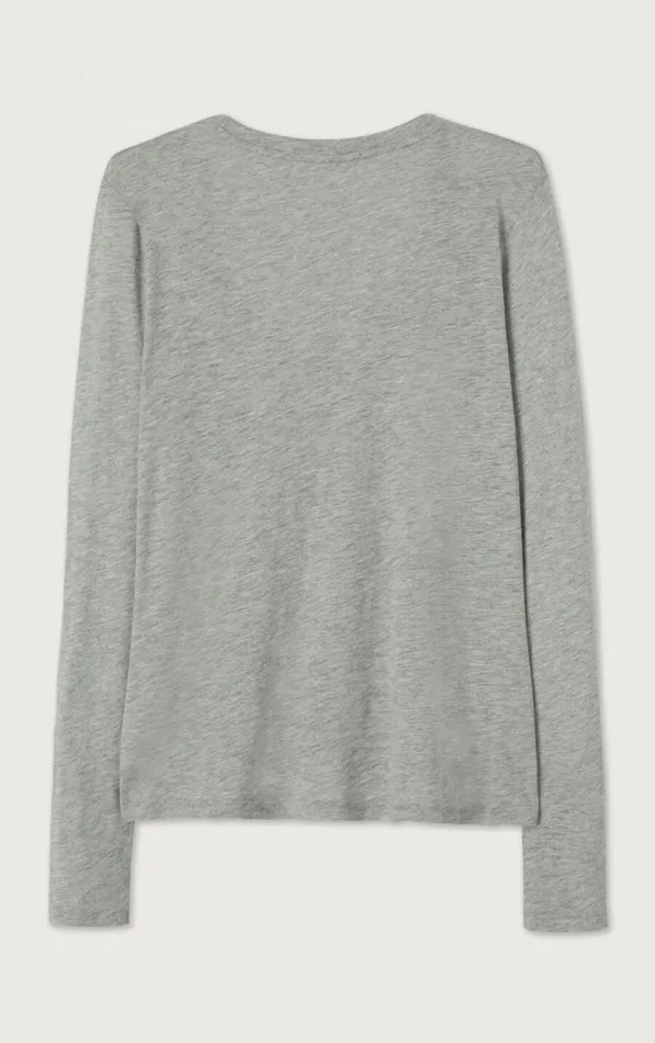 TShirt Jacksonville Heather Grey Women American Vintage Long Sleeve TShirts TShirt Jacksonville Heather Grey Women American Vintage Long Sleeve TShirts
