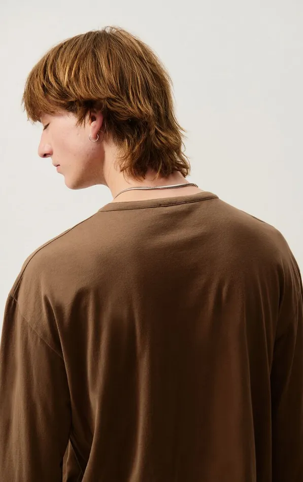 TShirt Vupaville Candied Chestnuts Men American Vintage Long Sleeve TShirts TShirt Vupaville Candied Chestnuts Men American Vintage Long Sleeve TShirts