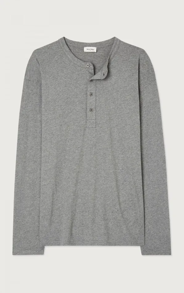 TShirt Vupaville Heather Grey Men American Vintage Long Sleeve TShirts TShirt Vupaville Heather Grey Men American Vintage Long Sleeve TShirts