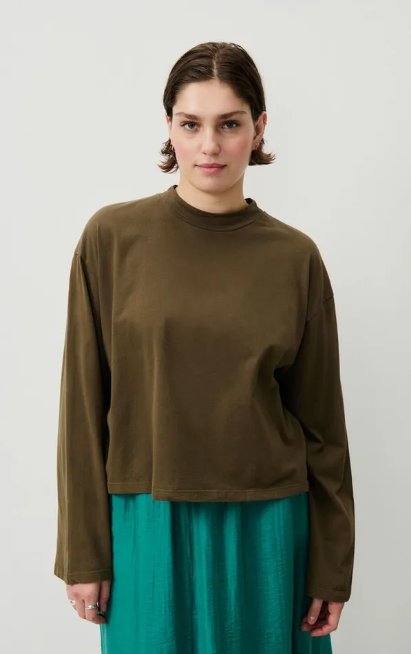 TShirt Vupaville Lentil Women American Vintage Long Sleeve TShirts