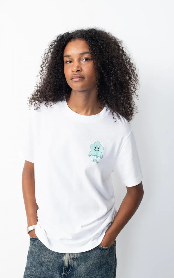 TShirt Ykobow White Print Green Women American Vintage Short Sleeve TShirts