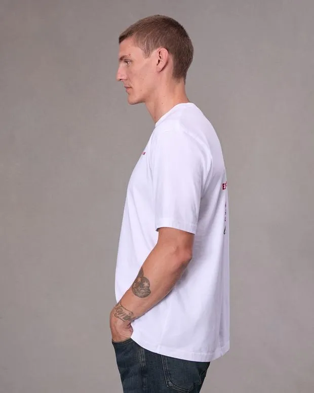 TShirts and Henleys Men Rag and Bone Lucali Rb Tee White