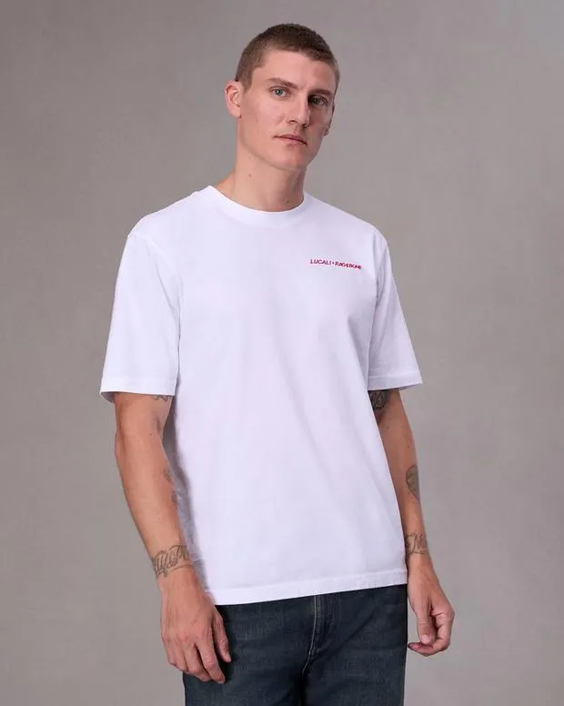 TShirts and Henleys Men Rag and Bone Lucali Rb Tee White