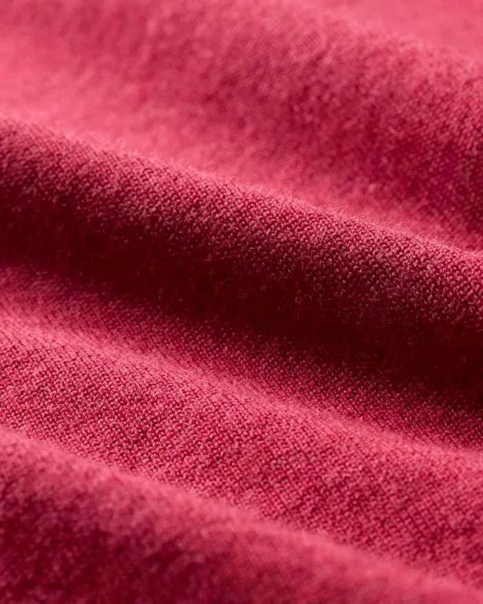 TShirts Tank Tops Women Theory Sweater Tee In Regal Wool Deep Rose
